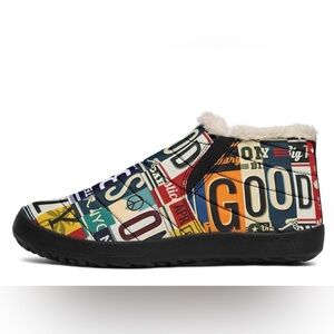 Yes We Vibe Good Vibes Only Winter Vibe Sneakers Unisex M: 8M W: 9.5W Cozy Boho